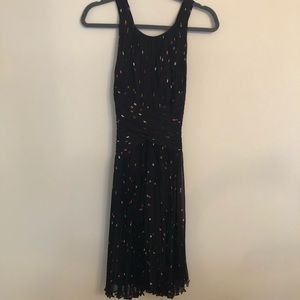 Confetti print cocktail dress